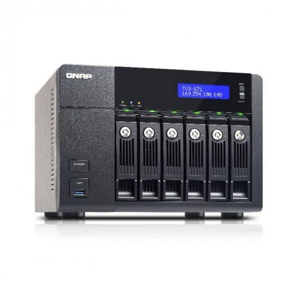 QNAP TVS-671-I3 (4GB RAM) All in One Turbo NAS  - (Q66)