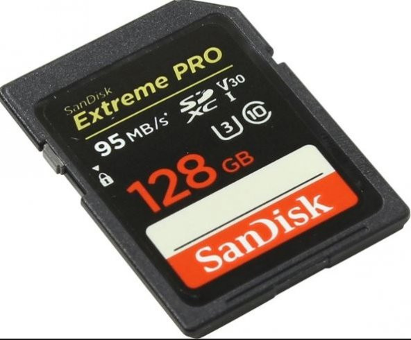 128GB SD KART 95Mb/s EXT PRO C10 SANDISK SDSDXXG-128G-GN4IN
