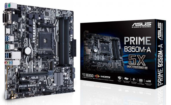 ASUS PRIME B350M-A AMD AM4 B350 USB3.1 mATX ANAKART