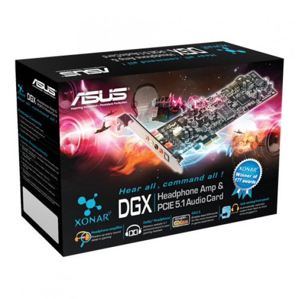 ASUS Xonar DGX PCI Express 5.1 Kanal Oyuncu Ses Kartı