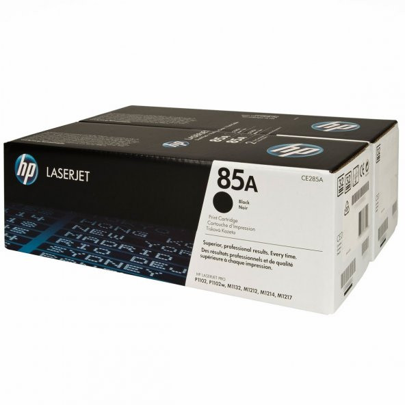 HP CE285AD (85A) SIYAH 2 LI PAKET TONER 1.600 SAYFA