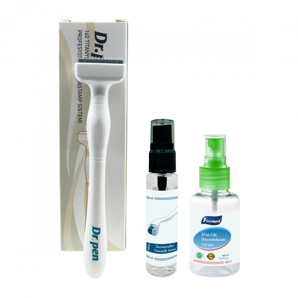 Dr.pen Dermastamp Titanyum 140 İğneli Saç İçin Dermaroller Sabit Ölçülü Derma Stamp - 2