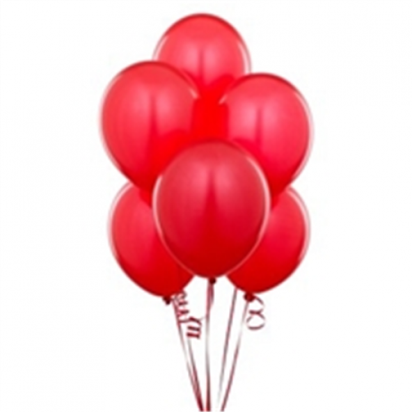 Kırmızı Renkli 6lı Balon