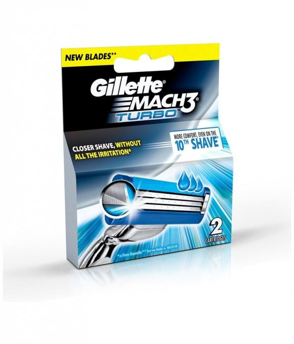 GİLLETTE MACH3 TURBO YEDEK BIÇAK 2 Lİ