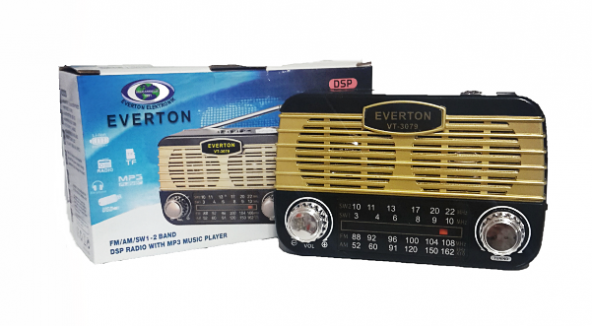 Everton Vt-3079 2 Bantlı Dijital Radyo