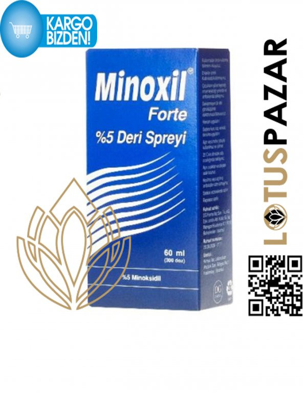 Minoxil Forte 5 Deri Spreyi 60ML