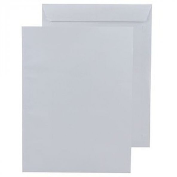 Asil Doğan Zarf 24x32 cm Beyaz 1. Hamur 110g. 250 Adet Çek Yapışt