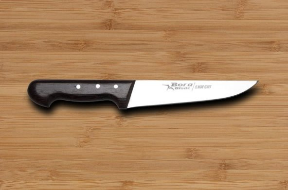 BORAM-706 BC Mutfak ve Kurban Wenge Saplı Klasik Bıçak No:3
