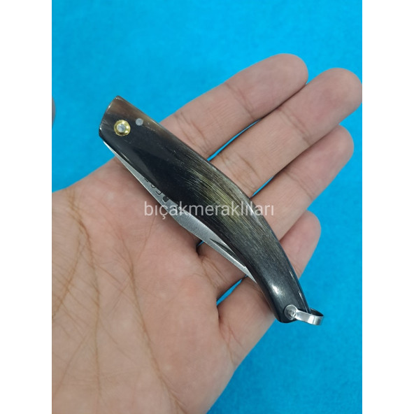 Recep Çakı Anahtarlık Minik Çakı 17cm Toplam Uzunluk Koç Boynuzu NO:1 - 3