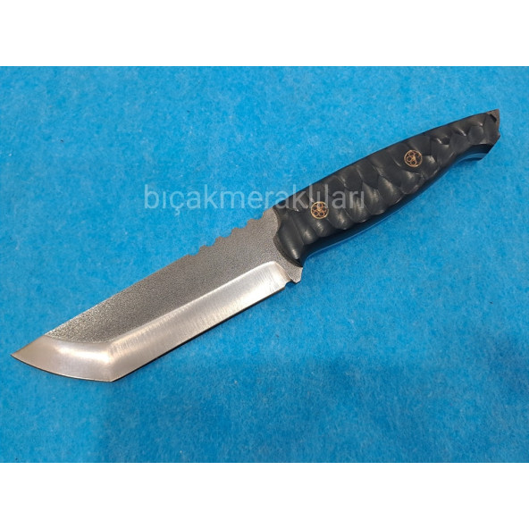 El İşçiliği n690 Çelik Av Bıçağı Kompakt sap 26,5cm toplam Uzunluk