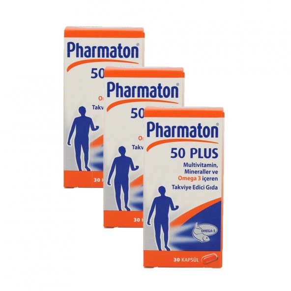 Pharmaton50Plus30Kapsül3LüPaket