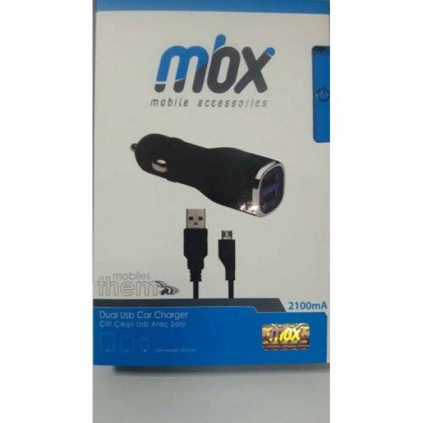 MBX ARAÇ ŞARJI 2100 MICRO USB