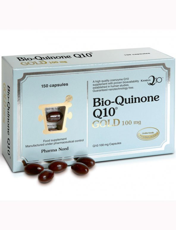 Pharma Nord Q10 Eurotabs GOLD 100 mg 30 Yumuşak Kapsül SKT:03/21