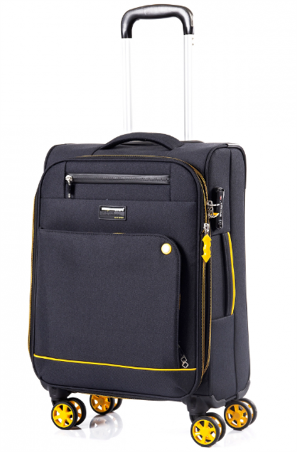 Verage 16056 Siyah Büyük Boy Kumaş Valiz