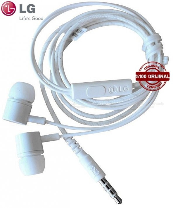 LG Orjinal Mikrofonlu Kulak İçi Kulaklık Lg g5 g4 g3 g2 v10 Kulak