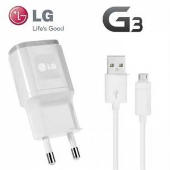 LG G2 G3 G4 Orjinal Şarj Aleti + Şarj Kablosu Data Kablosu 1.8A
