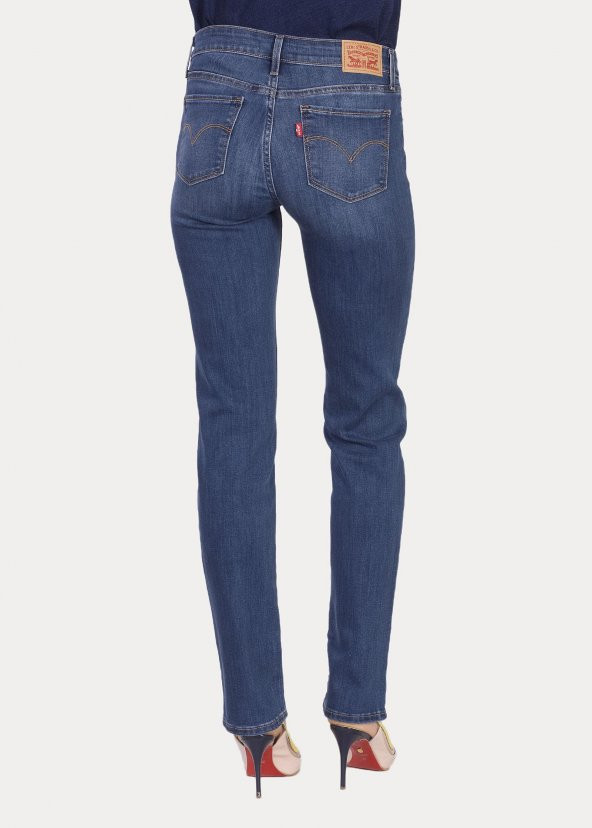 LEVİS BAYAN KOT PANTOLON 714 STRAIGHT SLİM KESİM - 6