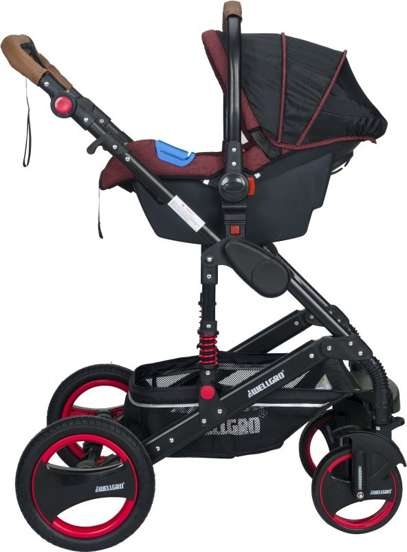 Wellgro 2019 New Golden Horn Q3 New Travel Sistem Bebek Arabası - 4