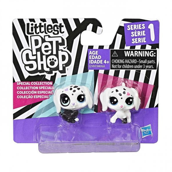 Littlest Pet Shop Miniş Siyah Beyaz Koleksiyo Seti C2149