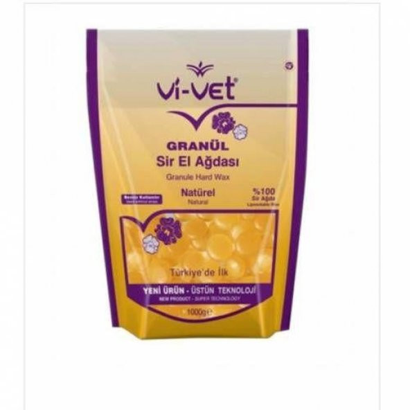 Vi-Vet Granul Sir El Ağdası Natural Soyulabilir İnci Ağda 1000g