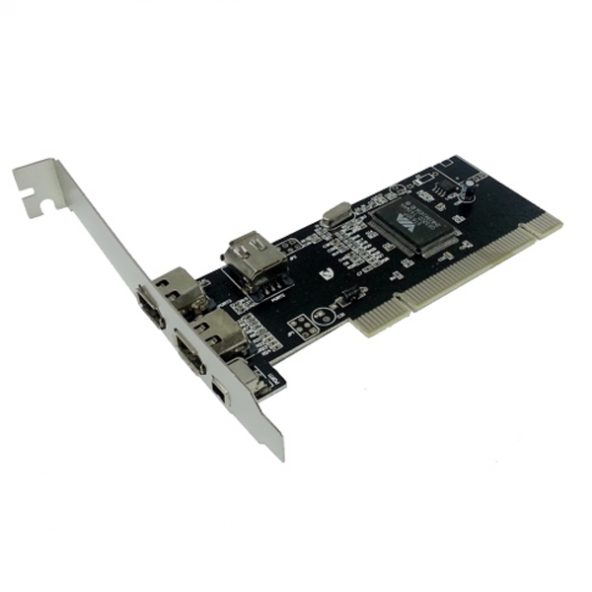 M-TECH MTBK0006 IEEE 1394 Firewire 400 PCI Kart, 3 Harici + 1 Dahili port, 4 ve 6 pin