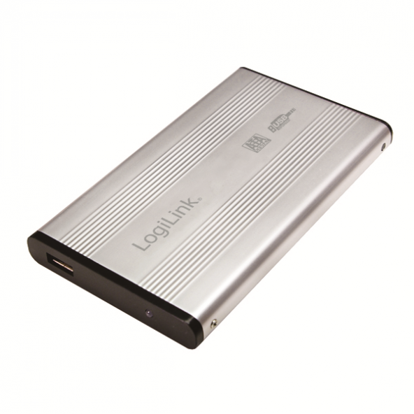 LogiLink UA0041A USB2.0 Alüminyum 2.5" SATA HDD Kutusu, Gümüş