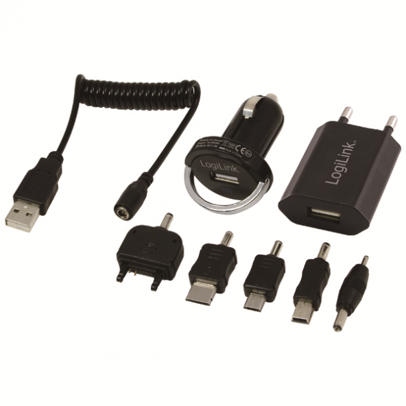 LogiLink PA0036A Universal Power Adaptör Seti, 12+230 Volt