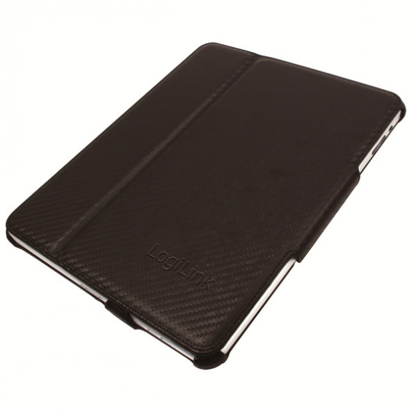 LogiLink NB0040 Deri iPad Taşıma Kılıfı, Siyah, Stand Özelikli