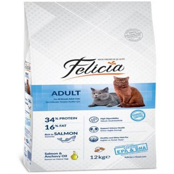Felicia Somonlu Kedi Maması 12 kg