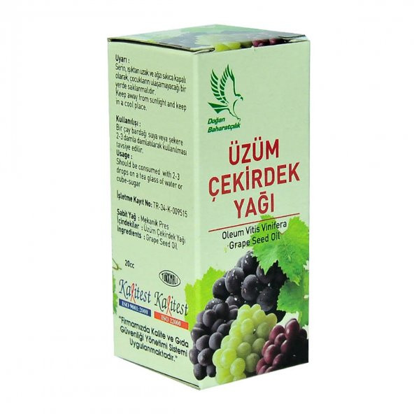 Doğan Üzüm Çekirdeği Yağı 20 cc - 4