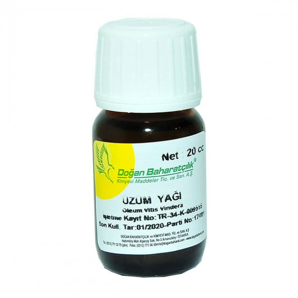 Doğan Üzüm Çekirdeği Yağı 20 cc - 5