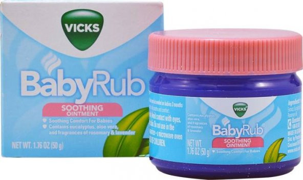 Vicks BabyRub 50 g SKT : 04/2020