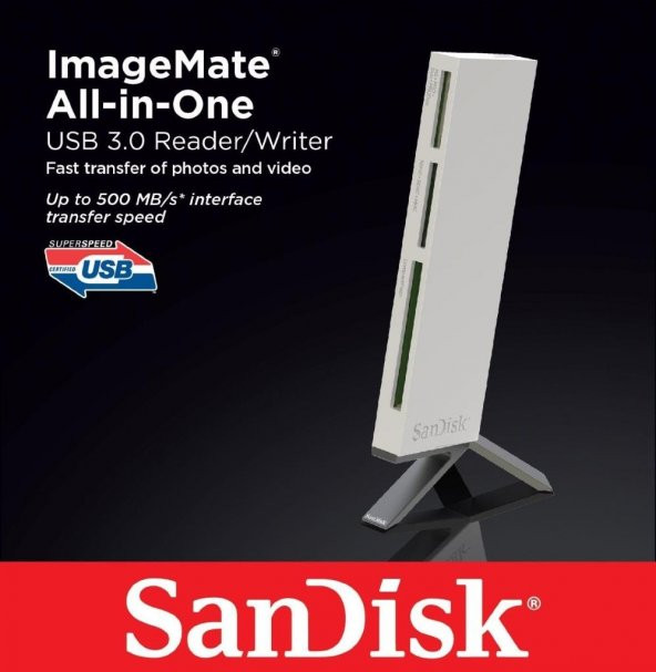Sandisk USB 3.0 Kart Okuyucu SDDR-289-X20