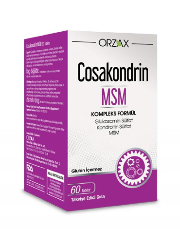 Cosakondrin MSM 60 Tablet SKT : 05/2020