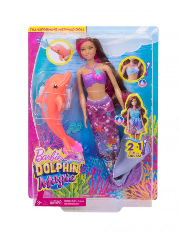 Barbie Sihirli Yunuslar Denizkızı Bebek FBD64