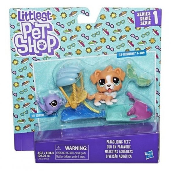 Littlest Pet Shop Miniş Mini Oyun Seti C1201 Flip Bernardino