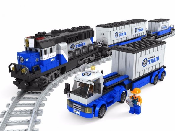 BRC Lego Seti Tren, Tır, Konteyner JUMBO Boy 25111