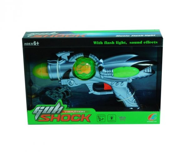 Gun Shock Müzikli & Işıklı Oyuncak Uzay Silahı