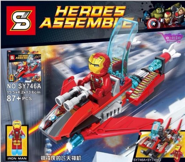 Heroes Assemble Lego SY 746 (4 Farklı Figür Seçeneği) - 2