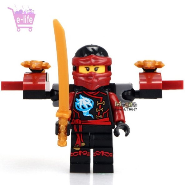 SY 623 Dönüşebilen NİNJA Lego Seti Tam 8 Figür - 4