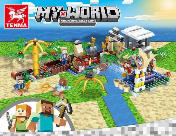 TENMA TM7206 Minecraft MY WORLD Lego Seti (4 Farklı Seçenek)