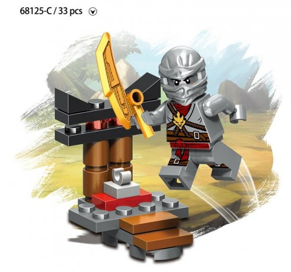 Tiger 68125 Ninjago Oyuncak Lego Seti Tam 9 Karakter - 4