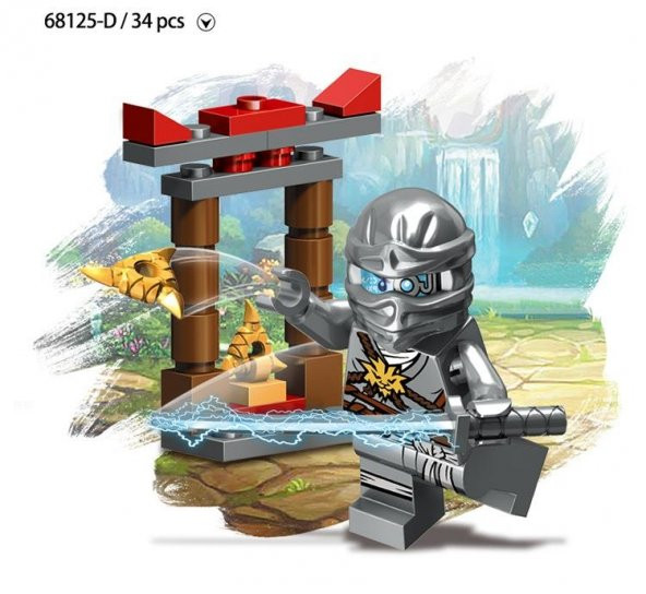 Tiger 68125 Ninjago Oyuncak Lego Seti Tam 9 Karakter - 5