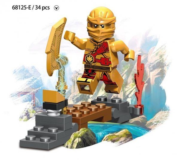 Tiger 68125 Ninjago Oyuncak Lego Seti Tam 9 Karakter - 6