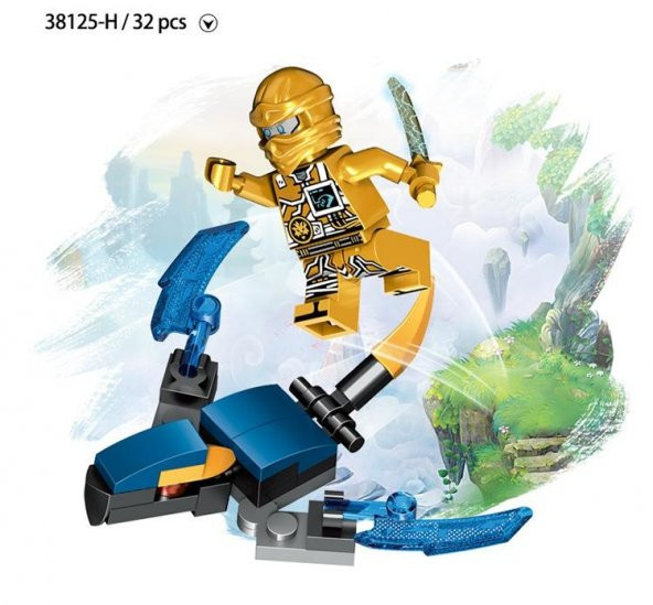 Tiger 68125 Ninjago Oyuncak Lego Seti Tam 9 Karakter - 9