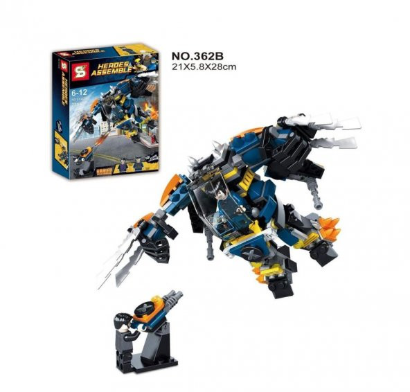 SY362B X-Men Wolverine Oyuncak Lego Seti DEV Boy