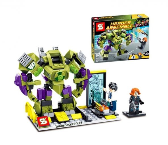 SY361A Yenilmezler Ultron Lego Seti HULK DEV Boy