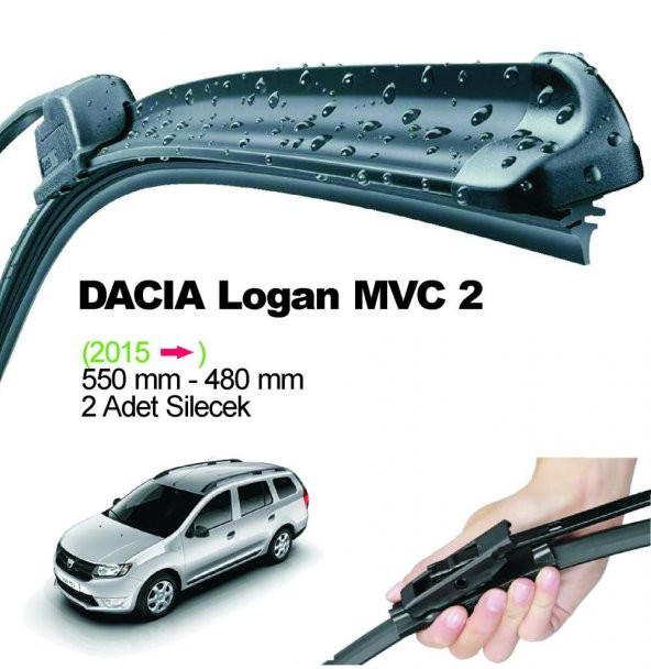 Dacia Logan MCV 2 Muz Silecek Takımı ( 2015 ve üzeri modeller )