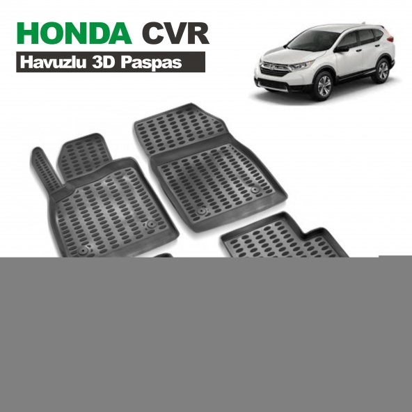 Honda CRV 3D Havuzlu Oto Paspas 2013 VE ÜZERİ MODELLER
