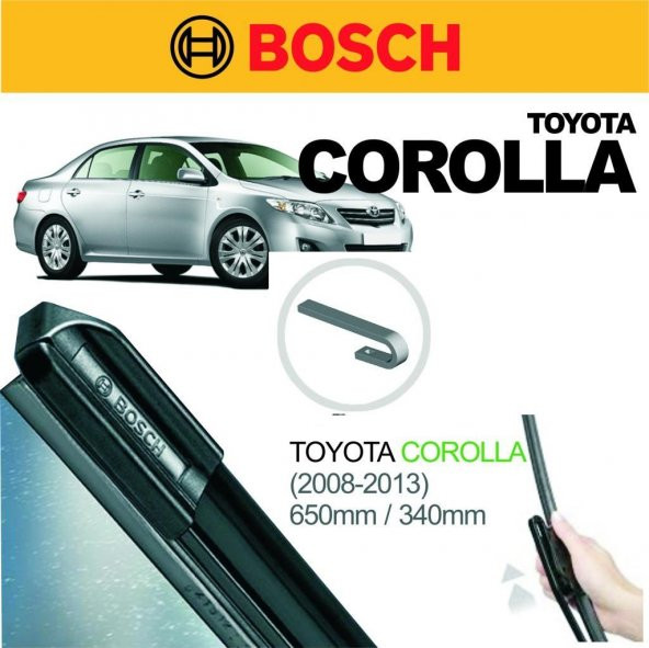 Toyota Corolla Silecek Takımı (2008-2013) Bosch
